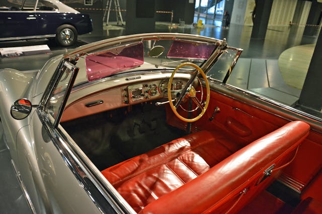 1951 lancia aurelia convertible pininfarina interior