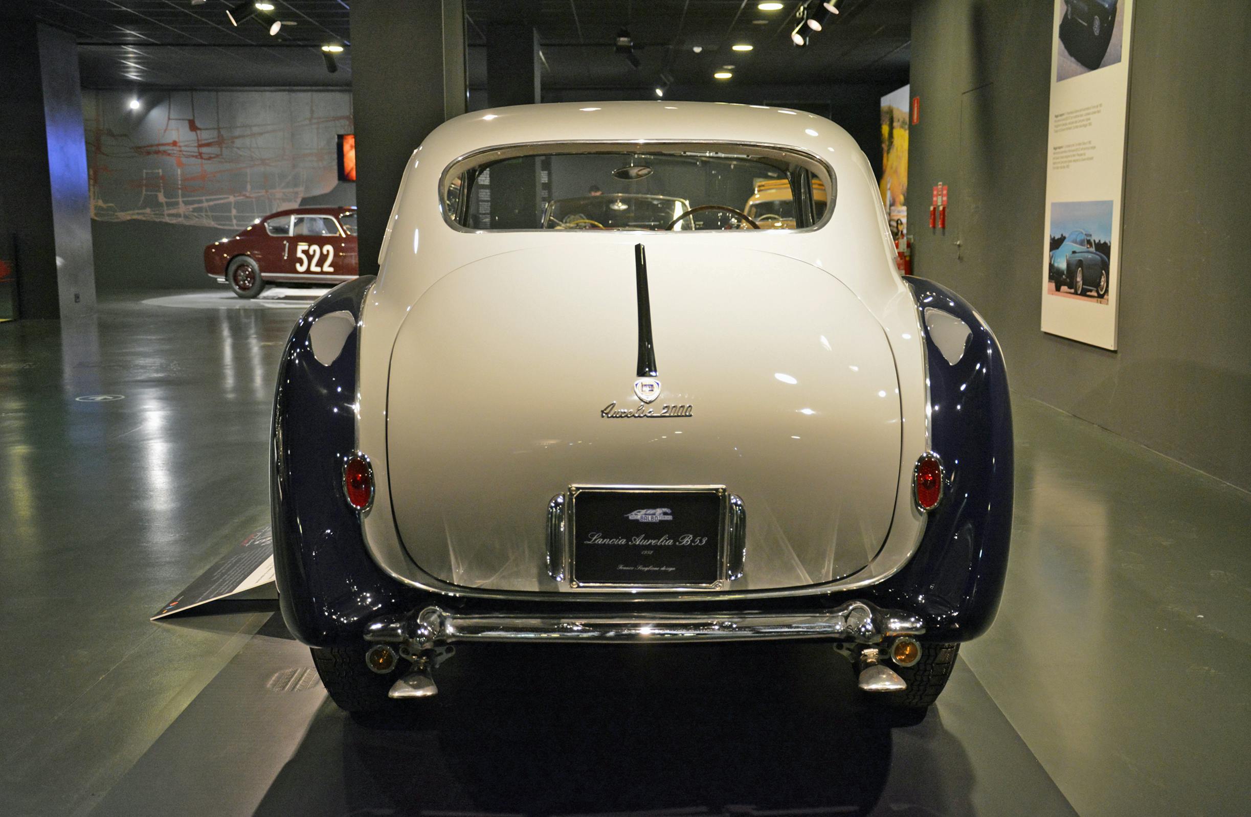 1952 lancia aurelia coupe balbo rear