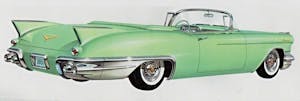 1957 Cadillac Eldorado Biarritz Ad