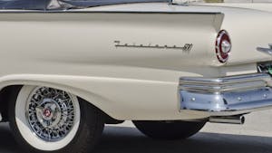 1957 Ford Fairlane 500 Sunliner Lettering