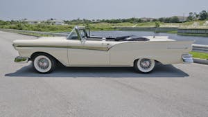 1957 Ford Fairlane 500 Sunliner Side Profile