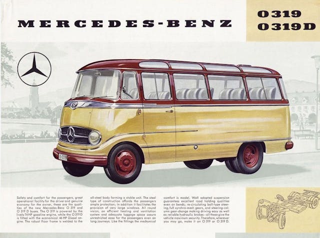 1957 Mercedes-Benz O319 brochure image