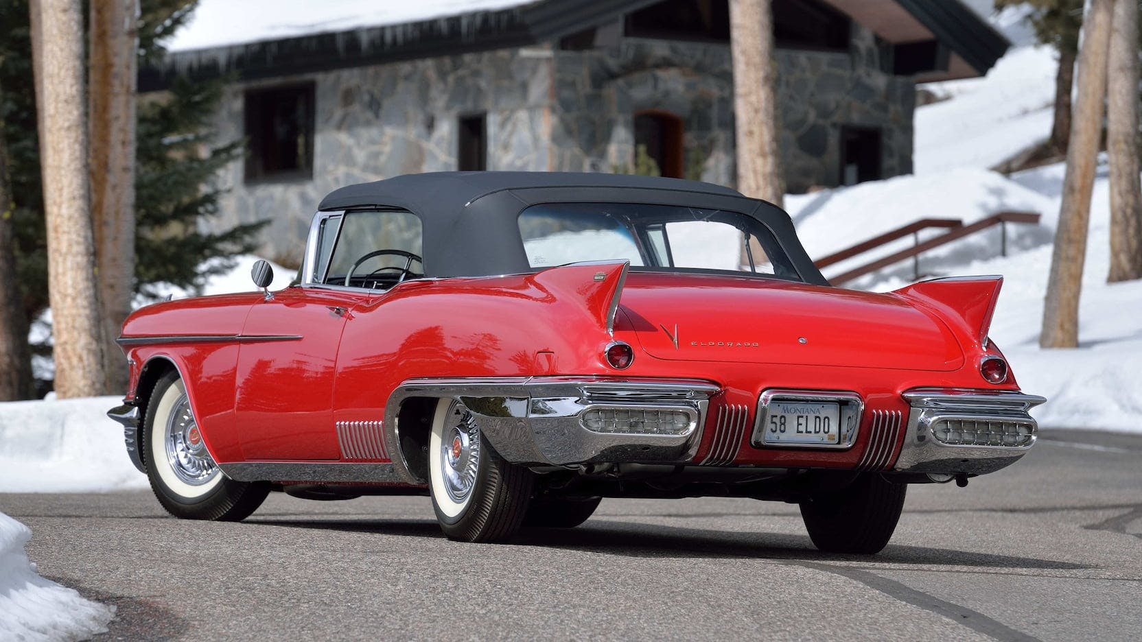 1958 Cadillac Eldorado Biarritz Rear Three-Quarter