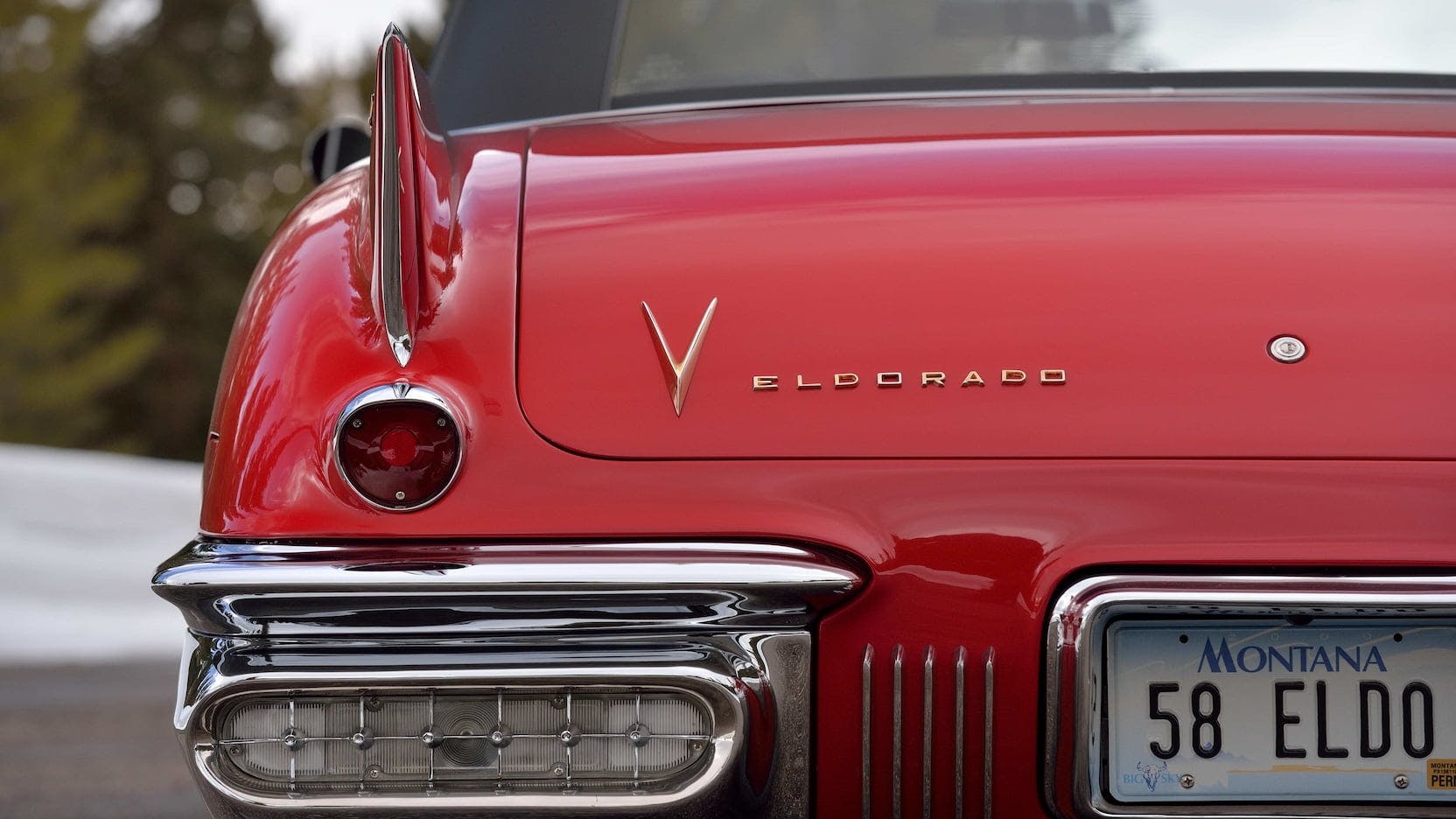 1958 Cadillac Eldorado Biarritz Rear Badge