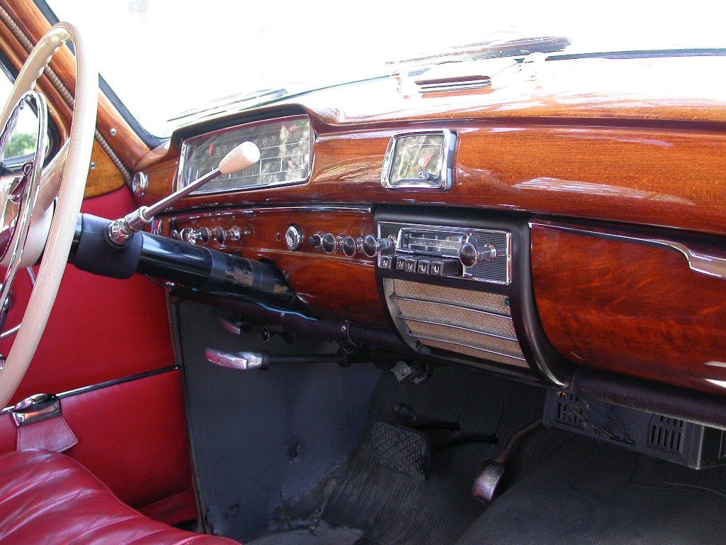 1958 mercedes benz 180 interior dash