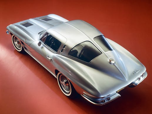 1963 Chevrolet Corvette Overhead Rear Three-Quarter