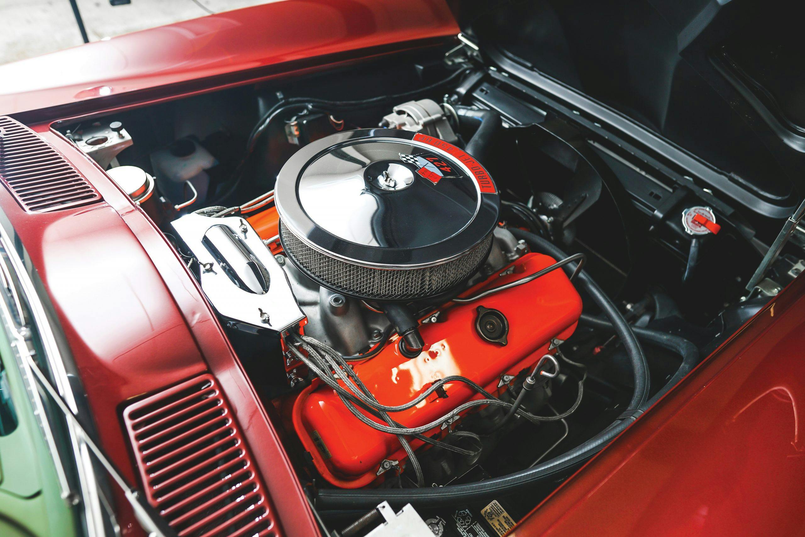 1966 Chevrolet Corvette Sting Ray 427 450 Convertible Engine