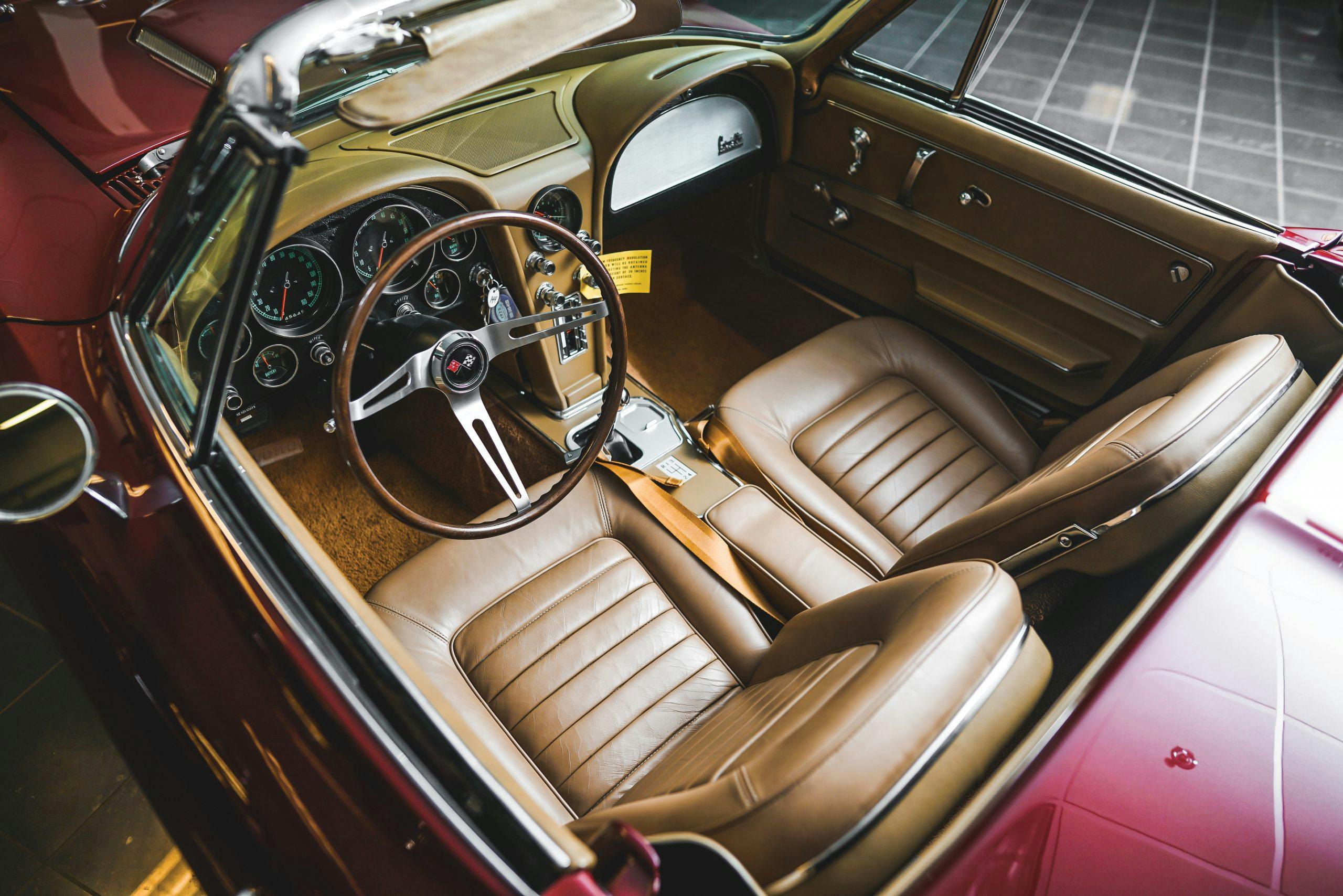 1966 Chevrolet Corvette Sting Ray 427 450 Convertible Interior