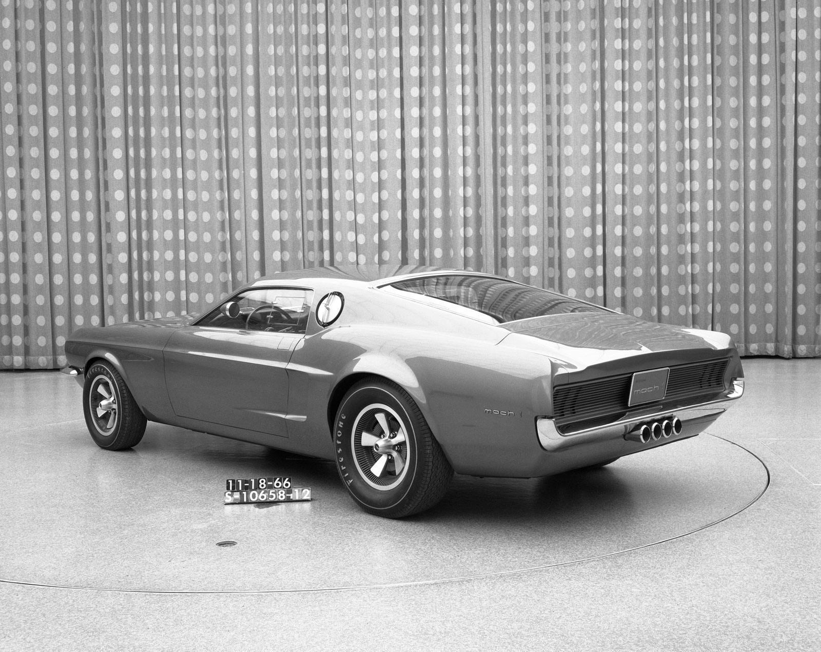 1966 ford mustang mach 1 concept rear three quarter