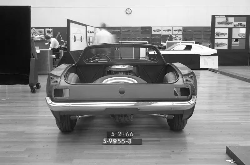 1966 mid engine mustang protype rear concept
