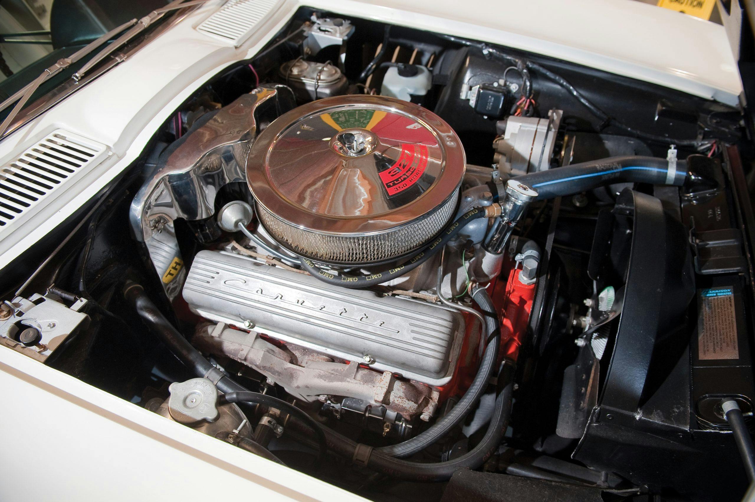 1967 Chevrolet Corvette L79 327 350 Rear Three-Quarter Engine