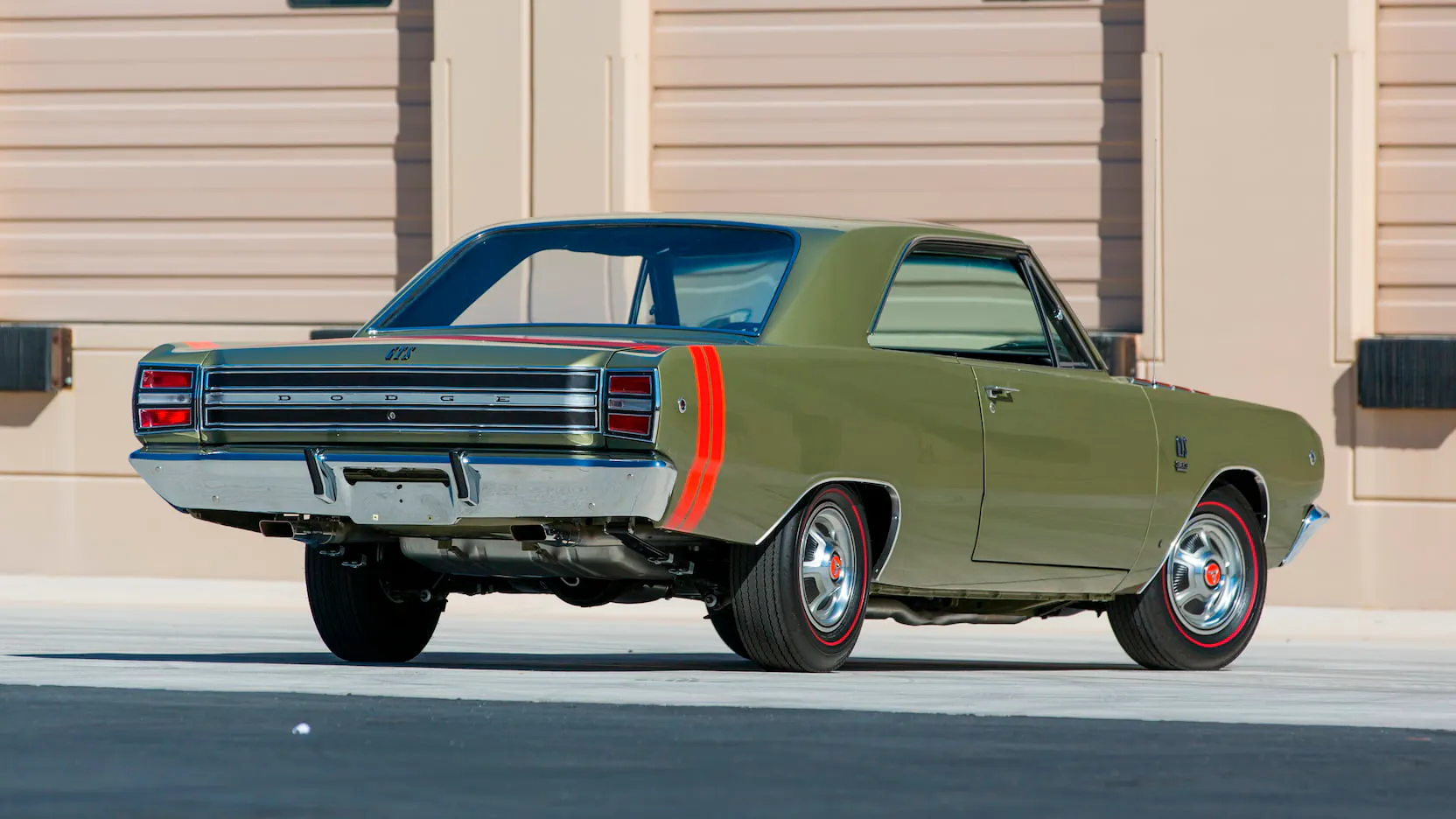 1968 Dodge Dart GTS Rear Three-Quarter