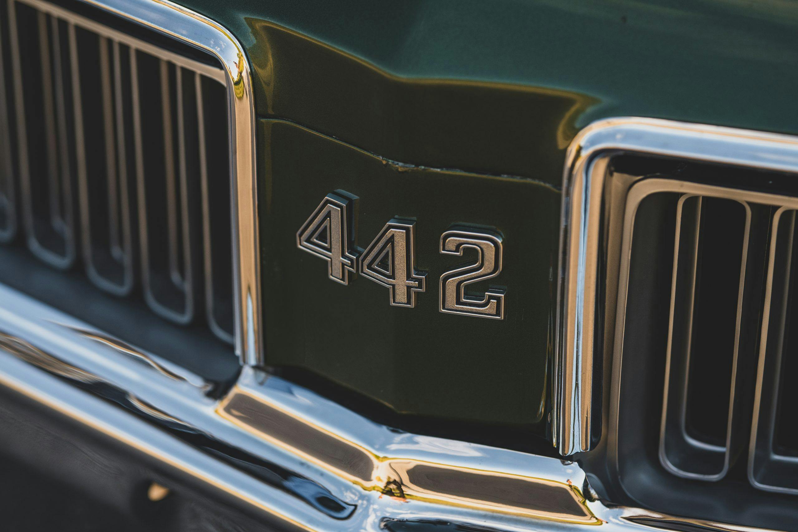 1970 Oldsmobile 442 Convertible Front Badge Emblem