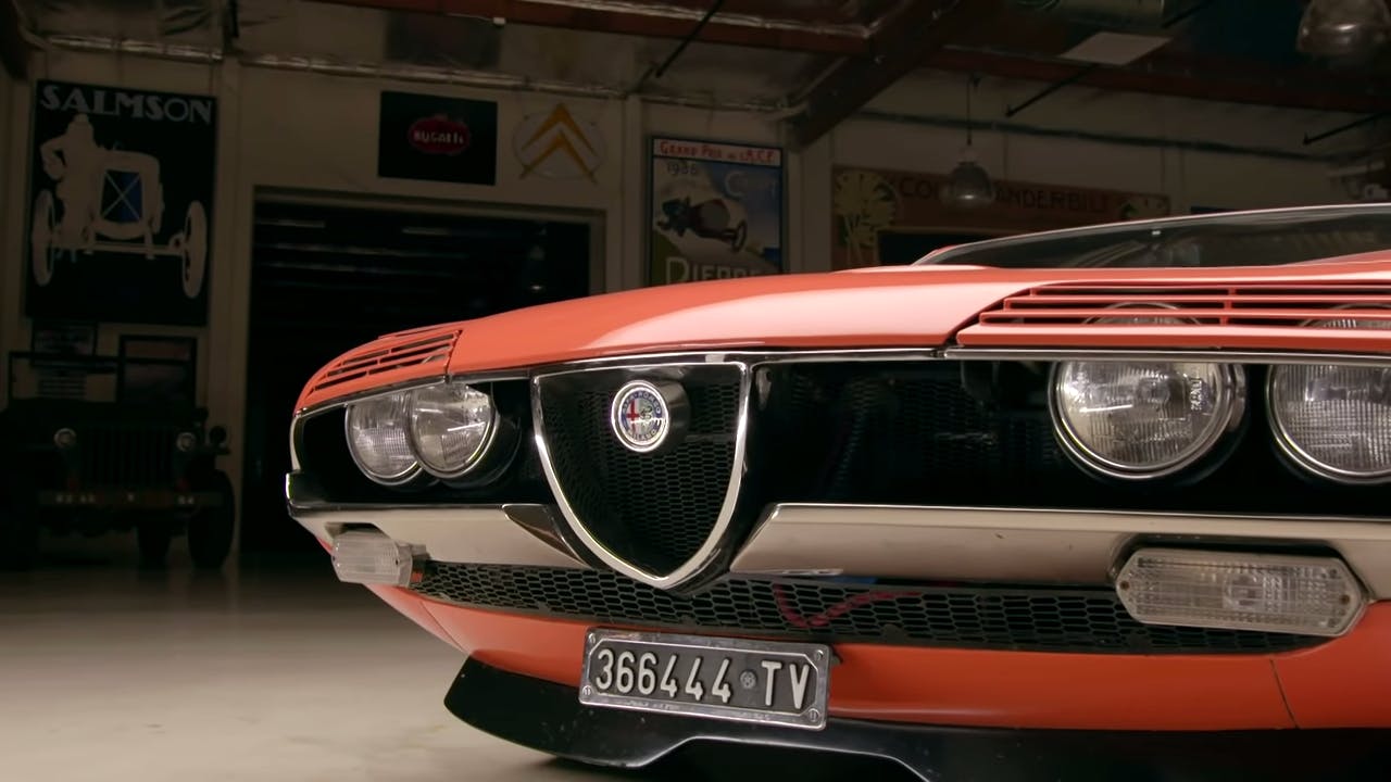 1971 Alfa Romeo Montreal Jay Leno Garage headlights