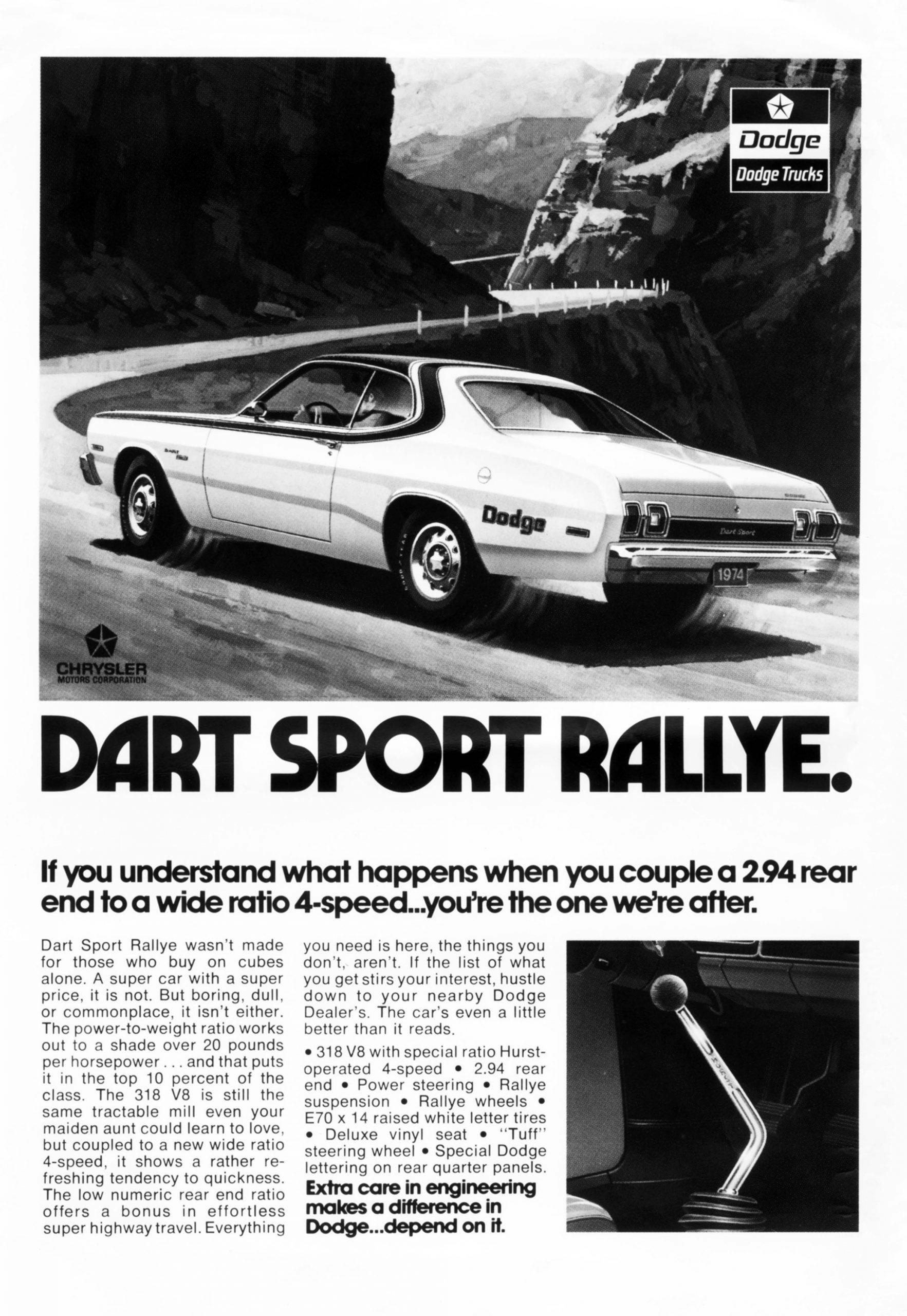 1974 Dodge Dart Sport Rallye Advertisement