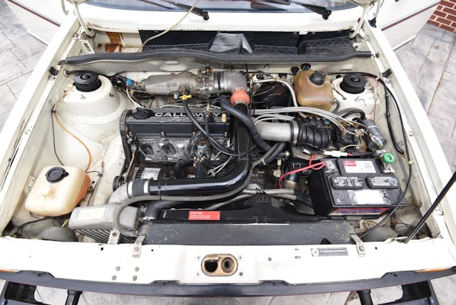 Volkswagen Rabbit GTI Callaway Turbo Stage II Engine Overhead