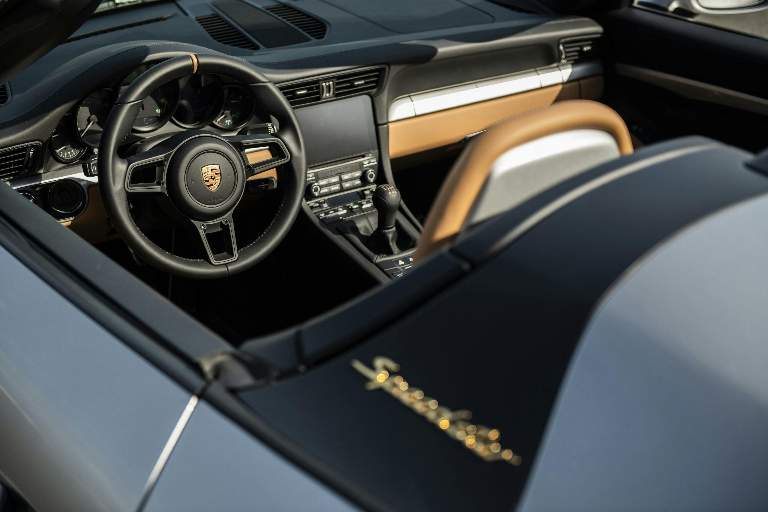 2019 Porsche 911 Speedster Heritage Design Interior Dash