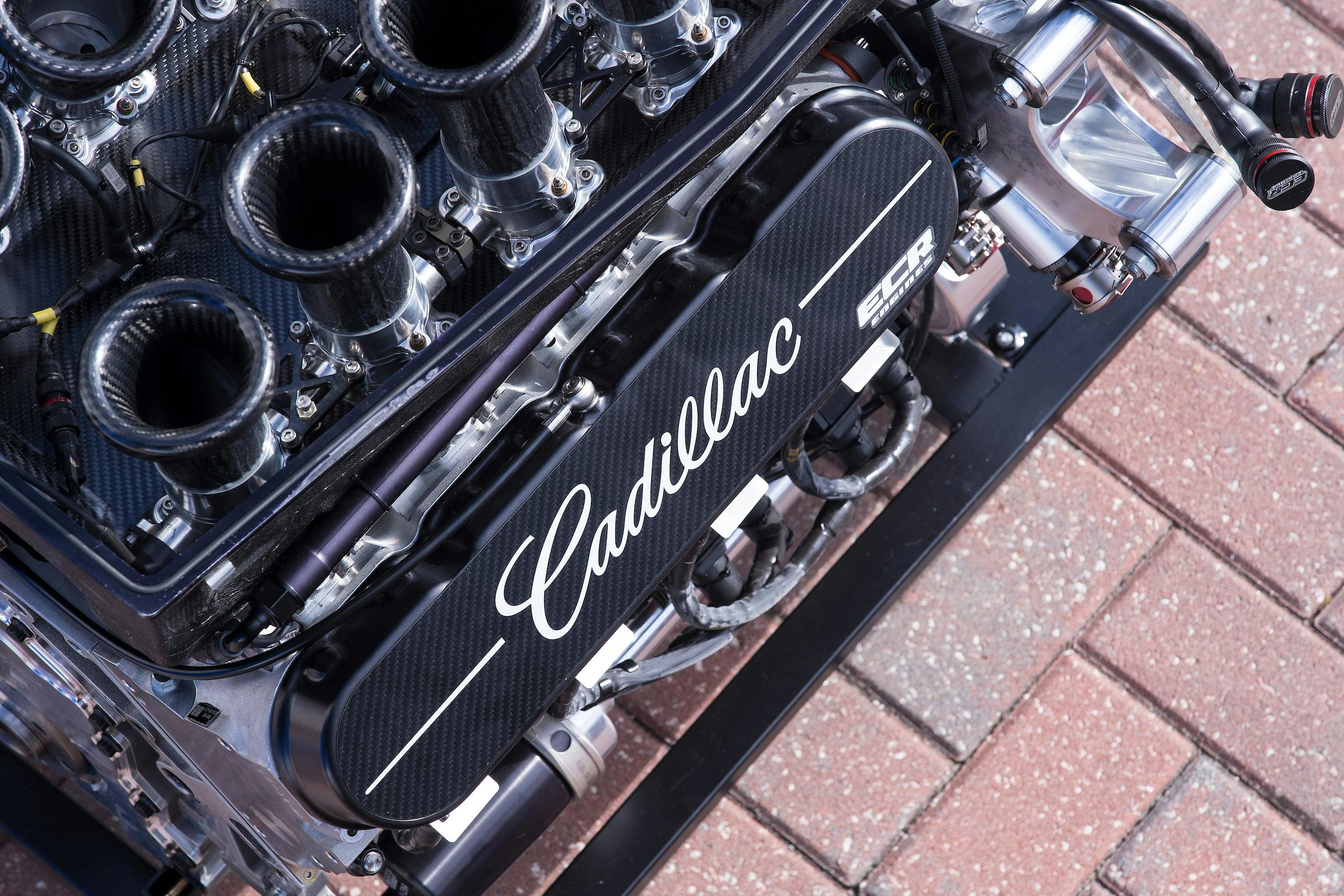 Cadillac ECR V8 Engine Closeup