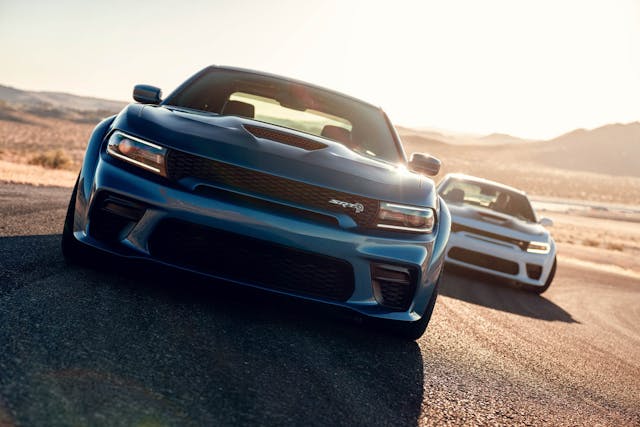 2020 Dodge Charger SRT Hellcat Widebody (Front) and 2020 Dodge C