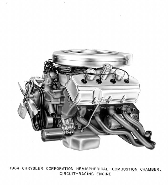 1964 Chrysler Corporation Hemispherical - Combustion Chamber