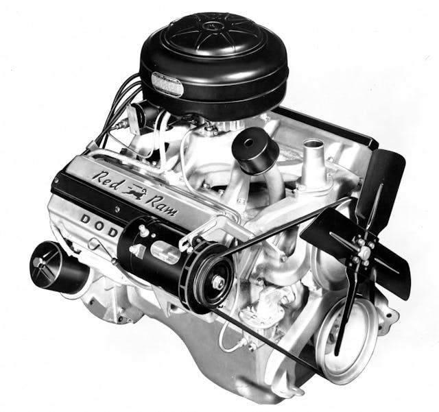 Dodge Red Ram Hemi Engine