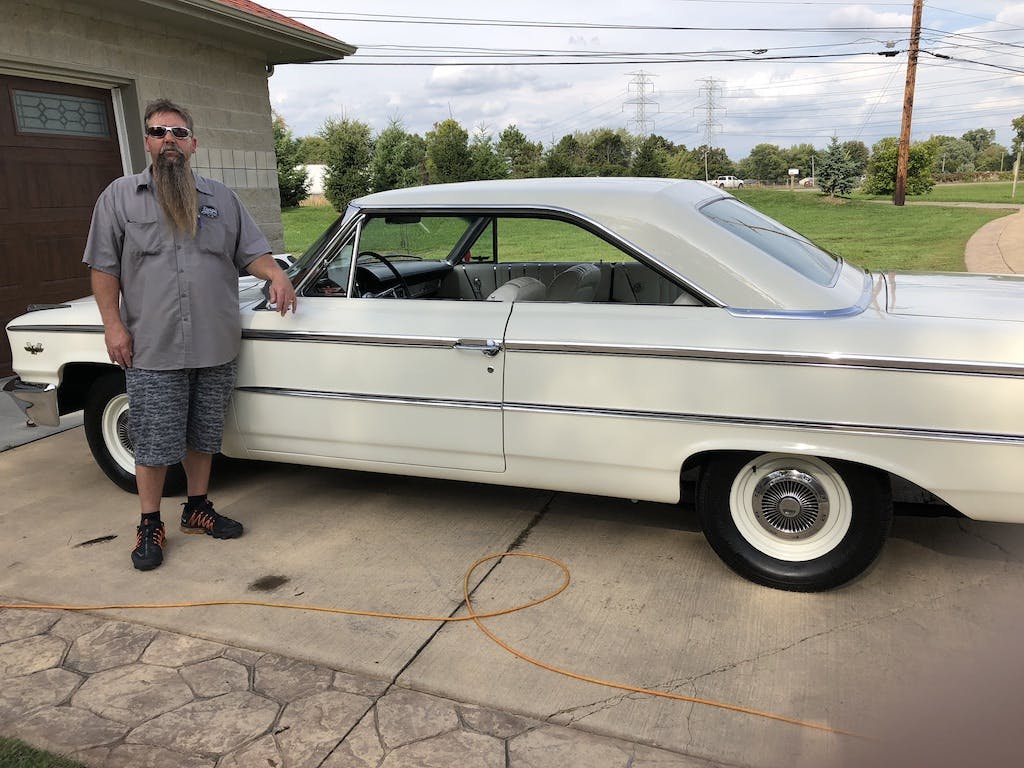 Ford Galaxie 500XL with Owner Ron Herring