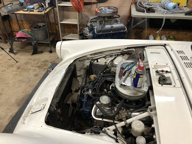 1966 Sunbeam Tiger 289 side wd40