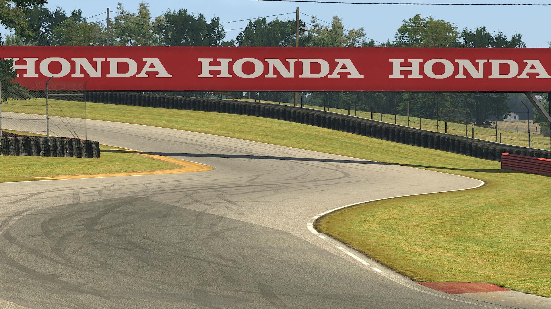 iRacing Mid Ohio Race Track Honda Banner