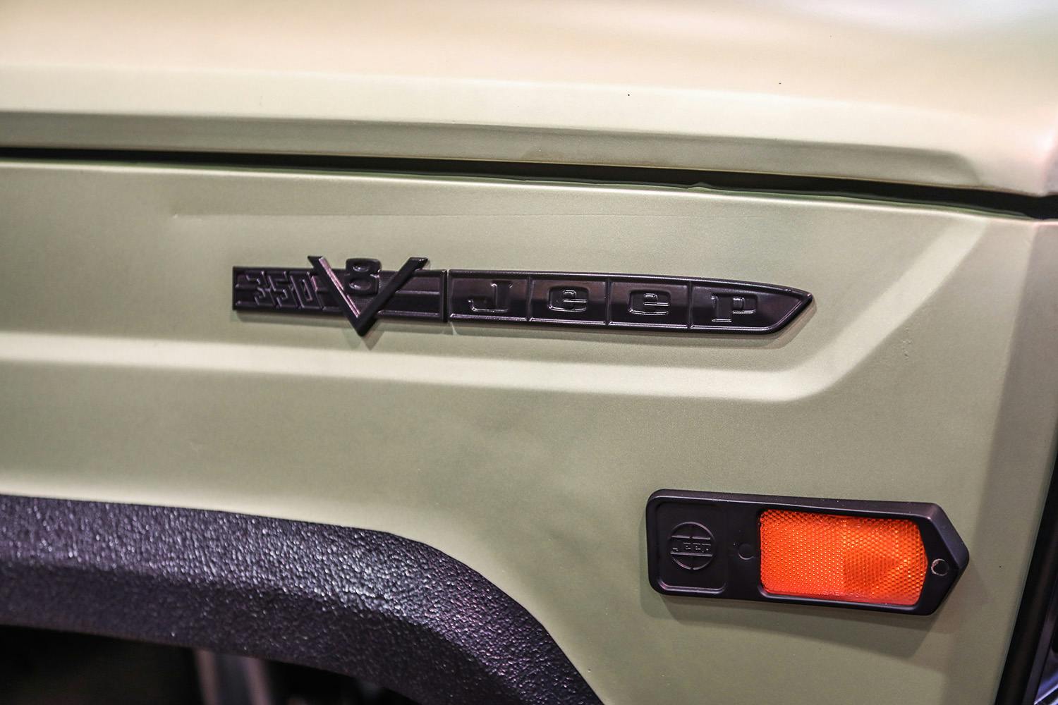 Jeep 350 Emblem full-size Buick V-8