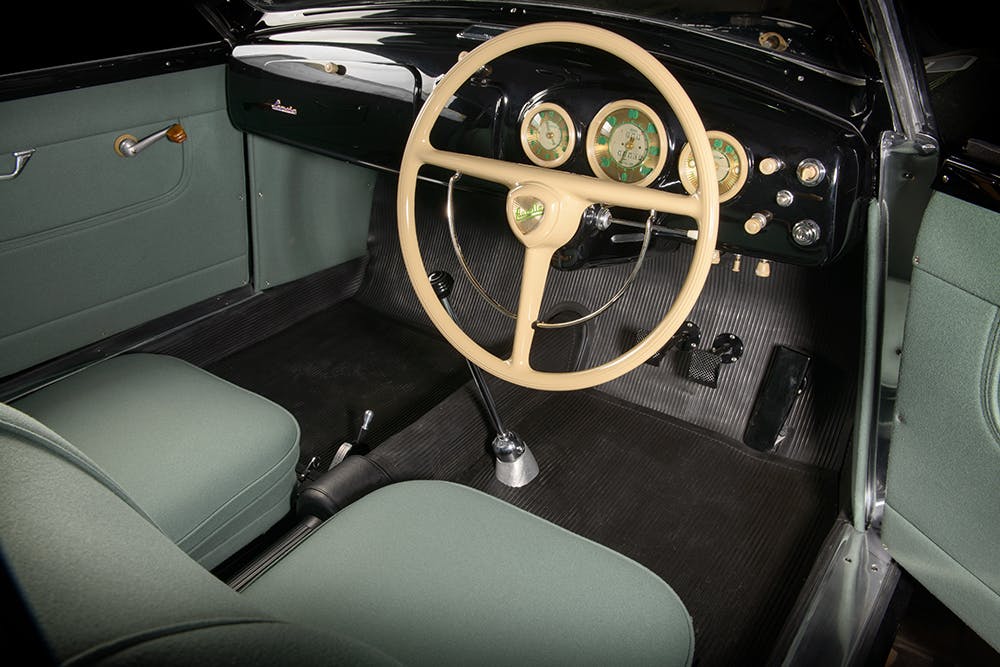 1951 Lancia Aurelia Bracco interior restored