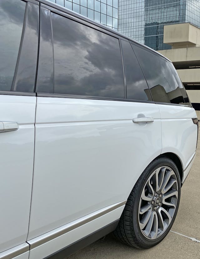 Range Rover Autobiography drivers side rear from front