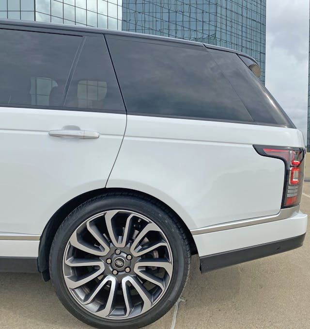 Range Rover Autobiography drivers side window