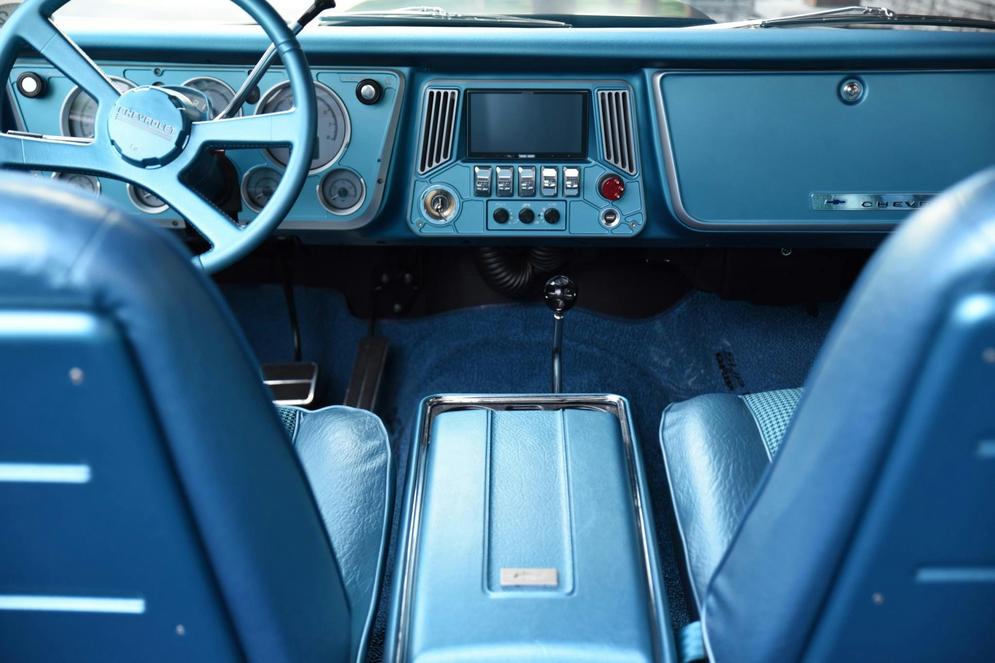 Ringbrothers 1972 Chevrolet K5 Blazer Interior