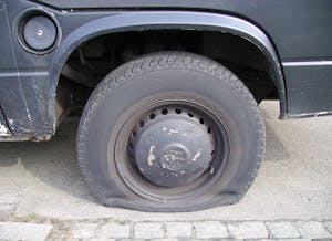 Siegel - Spring Rollout - flat tire
