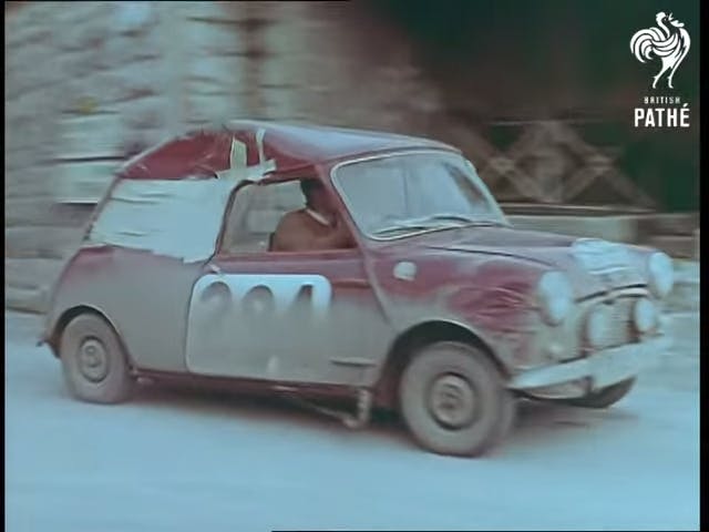 1960 Mini Austin Seven Rally Action Front Three-Quarter