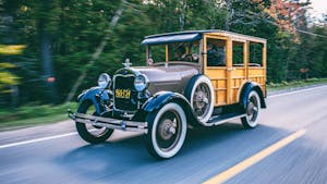 This Ford Model A woody wagon keeps a father’s memory alive