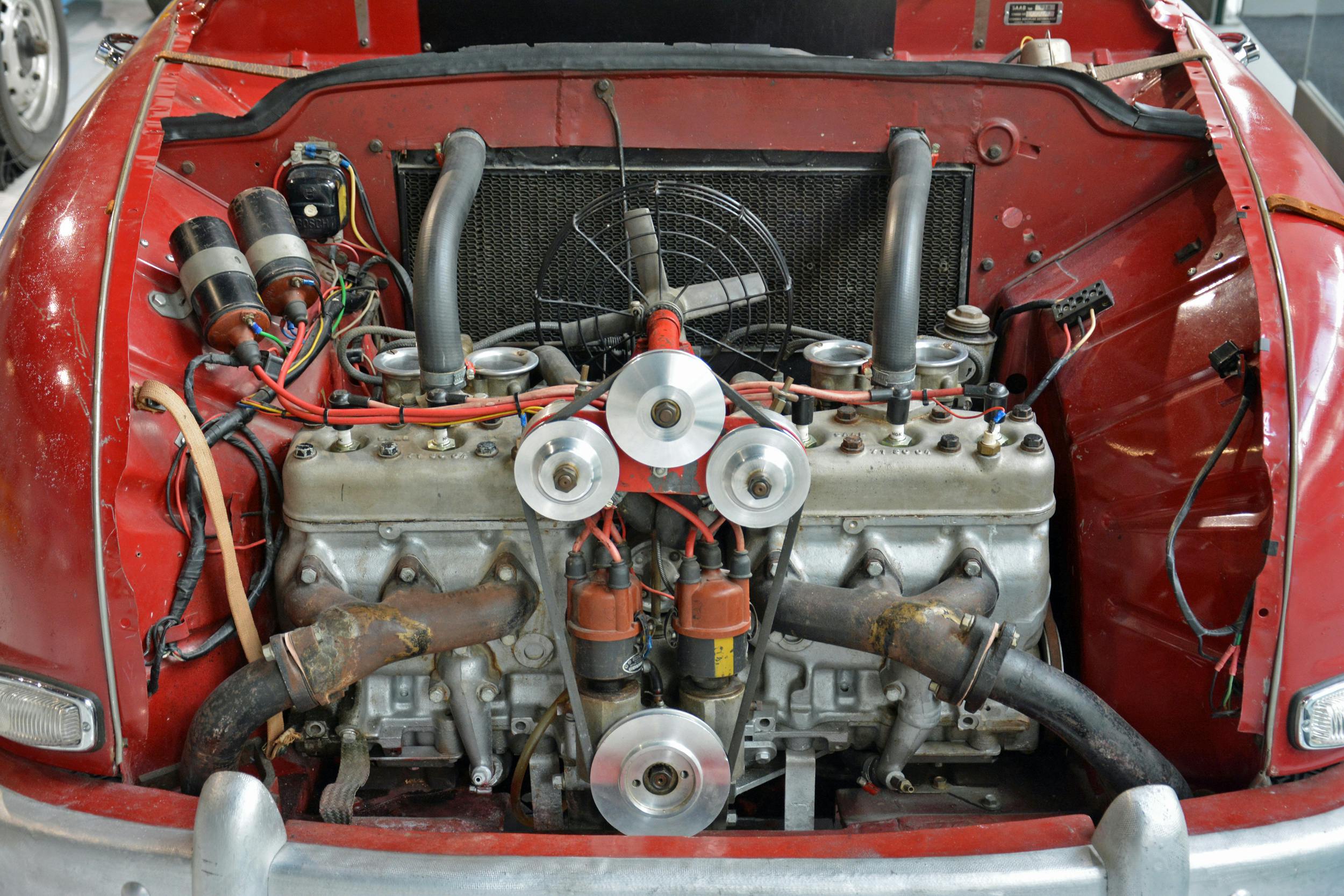 Saab museum monster 93 engine