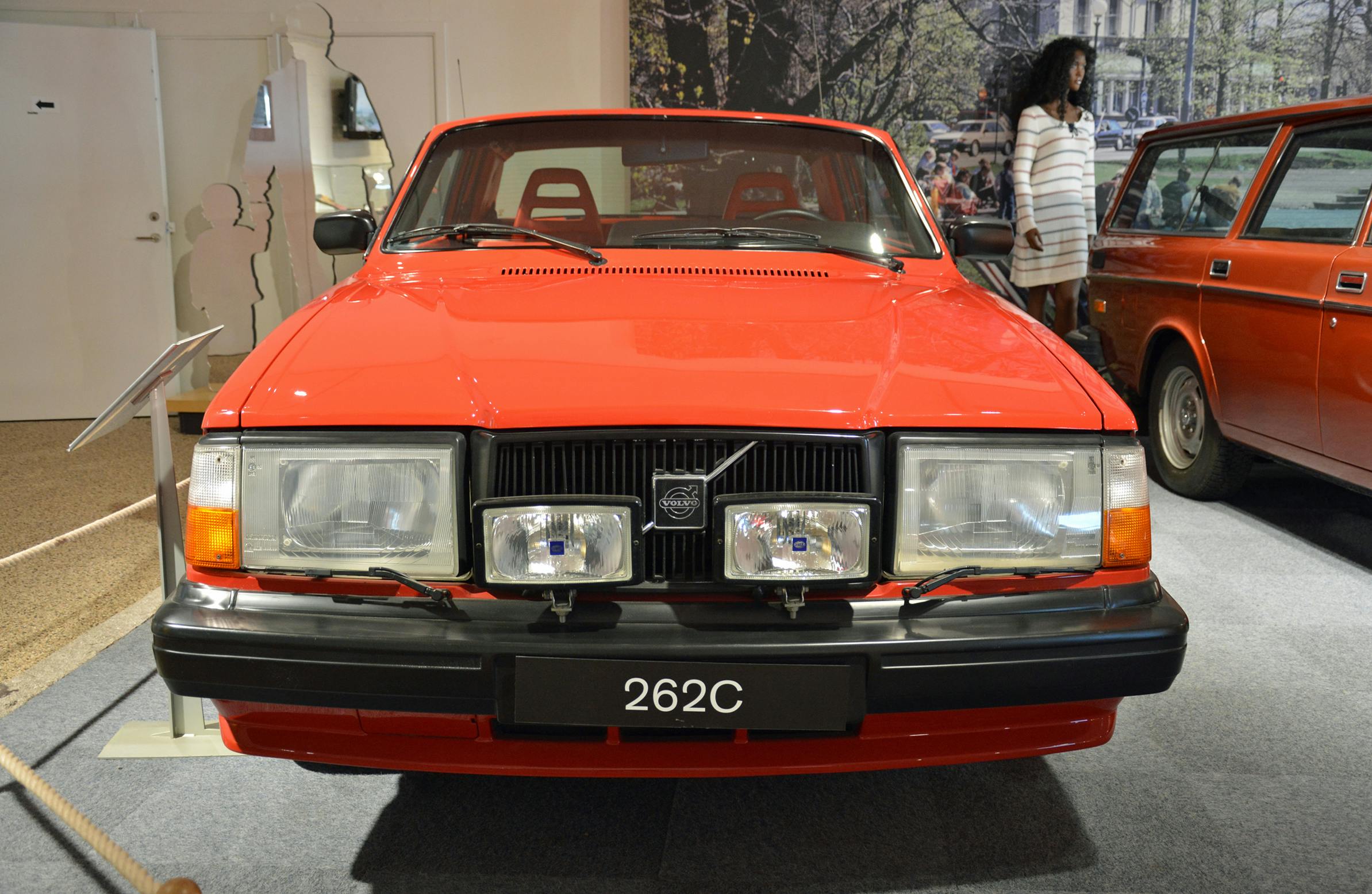 saab museum volvo 262c front view