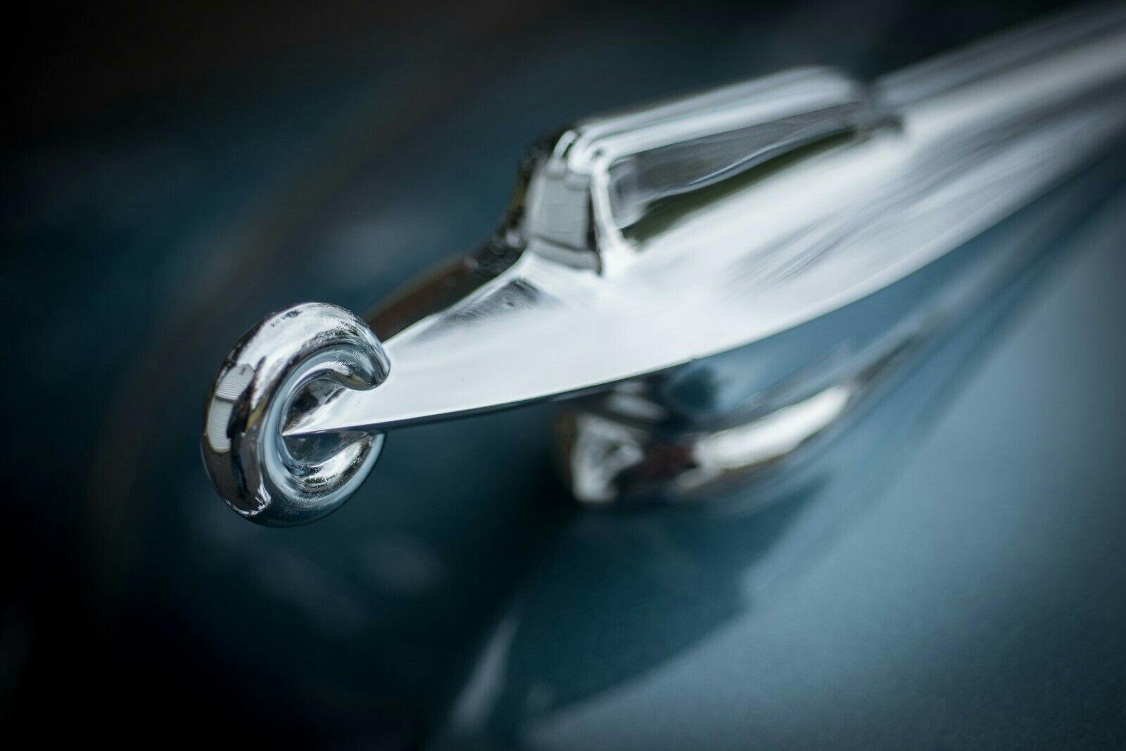 1949 Packard Deluxe Club Sedan - Close-up hood ornament