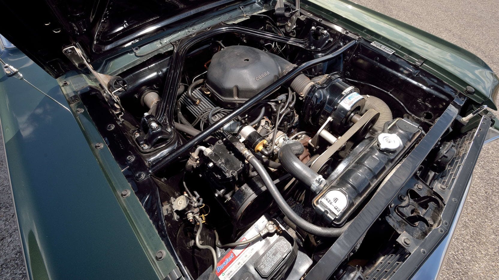 1966 Shelby GT350 Convertible Engine Angle Left