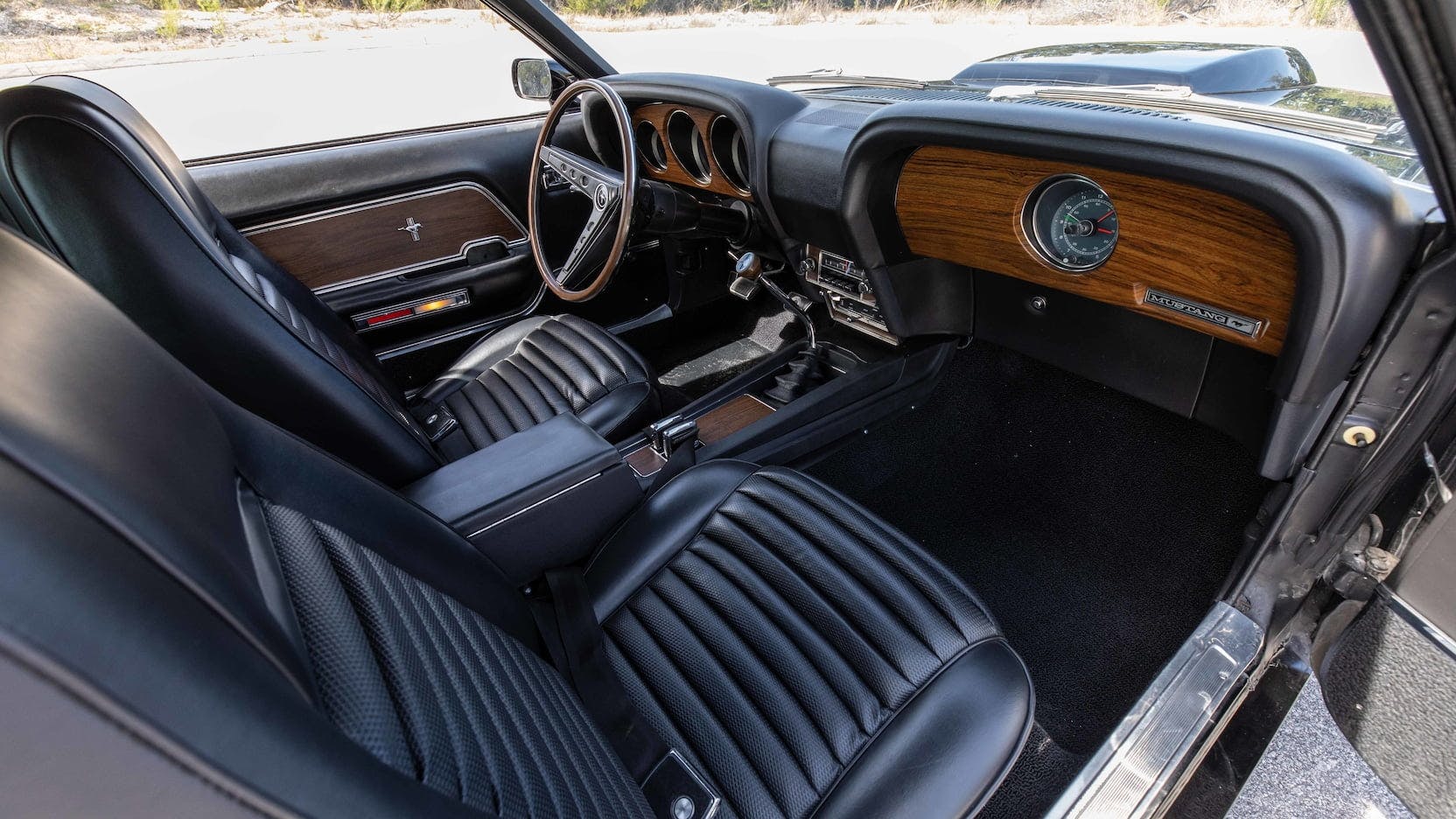 1969 Ford Mustang Boss 429 Fastback Interior Angle