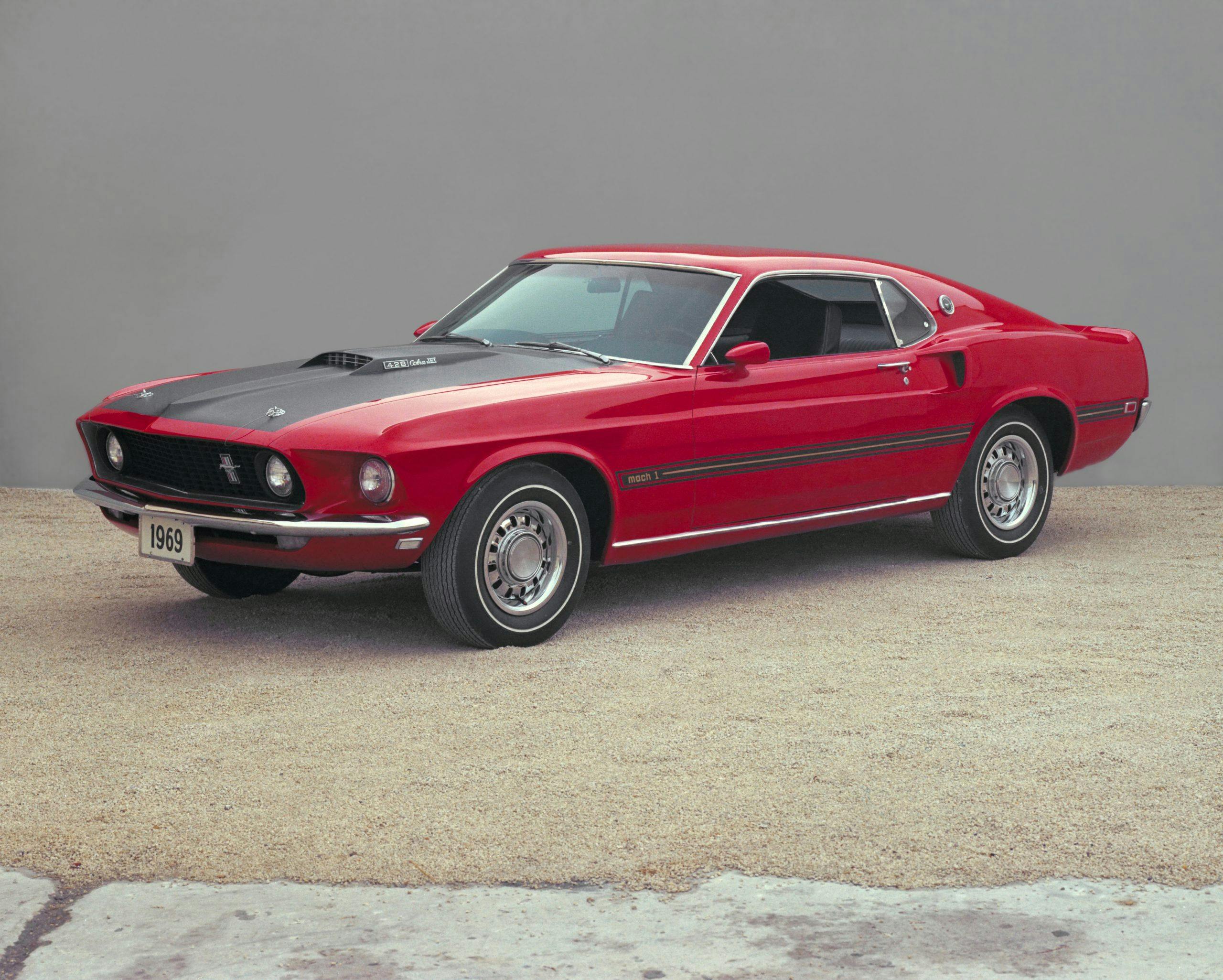 1969 Ford Mustang Mach 1 Fastback Front Three-Quarter
