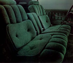 1977 Continental Mark V Givenchy Velour Interior