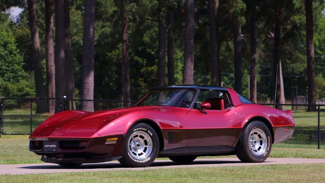 1981 Chevrolet Corvette Coupe Front Three-Quarter