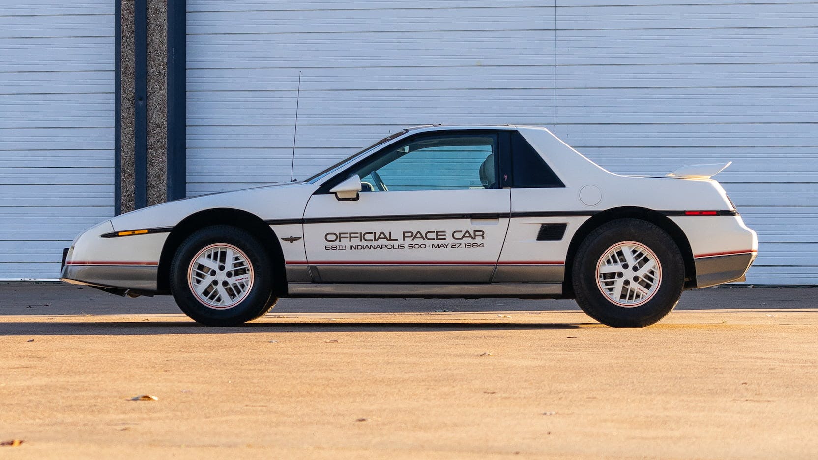 1984 Pontiac Fiero Indy Pace Car Side Profile