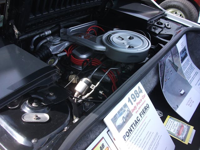 1984 Pontiac Fiero Indy Pace Car Engine