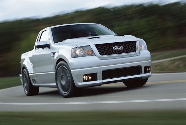 2004 Ford F150 Lightning Concept Front Three-Quarter On Road Action