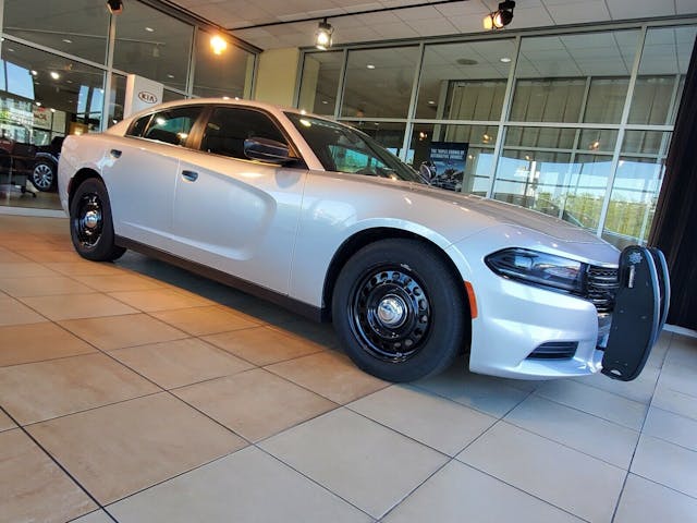 2015 V8 Police Charger Front Three-Quarter