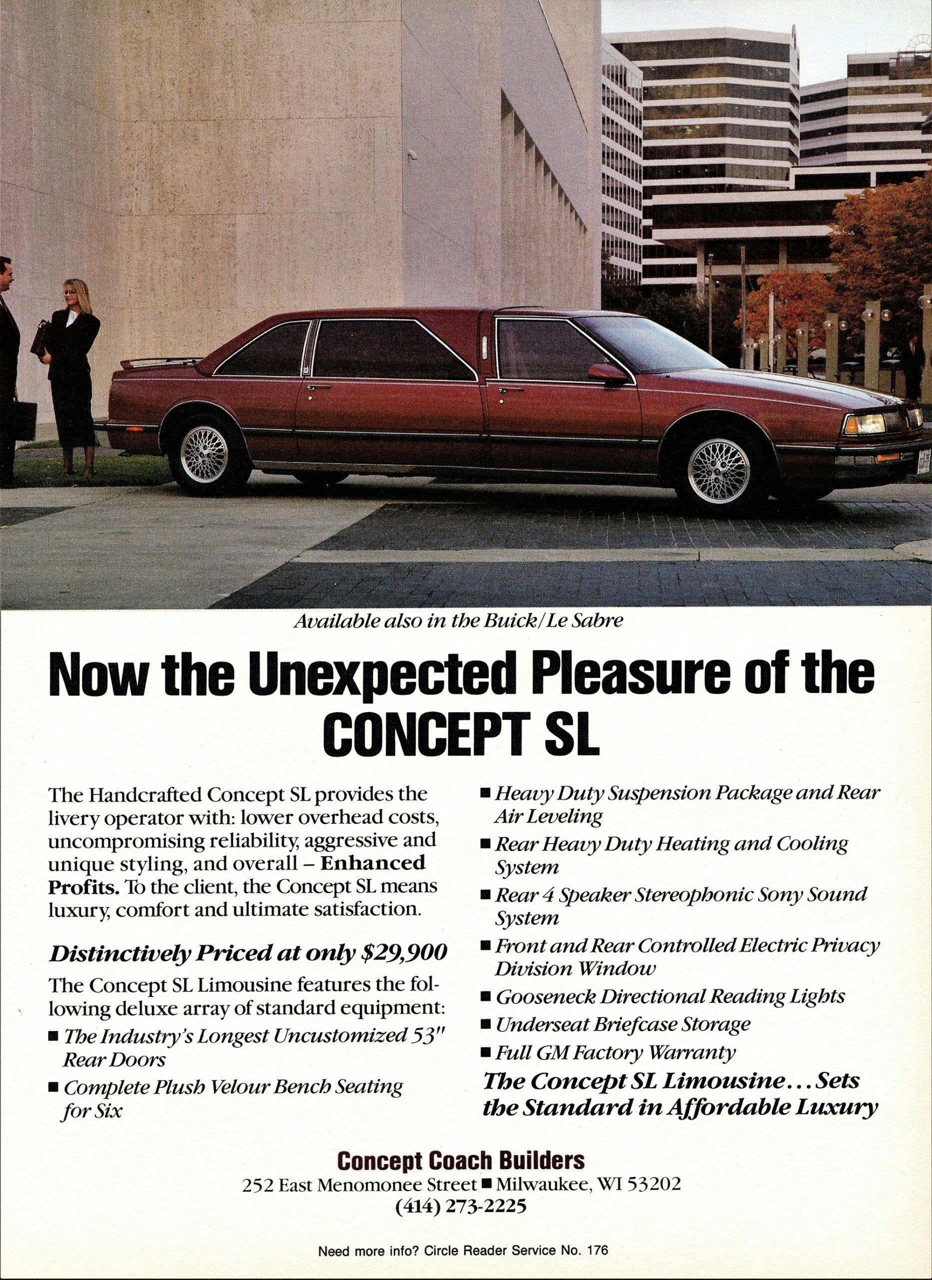 Concept SL Limousine ad