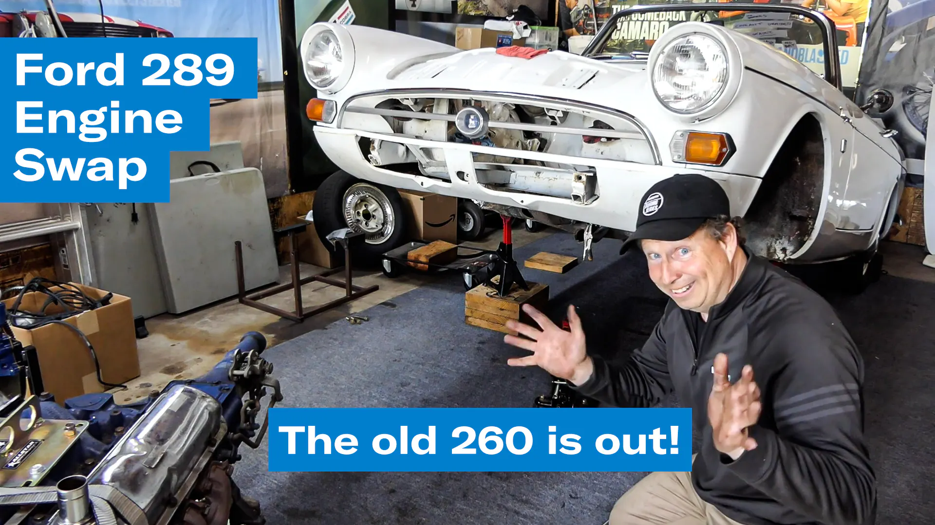 Out with the old Ford 260 | Sunbeam Tiger engine swap project - Ep 4 ...
